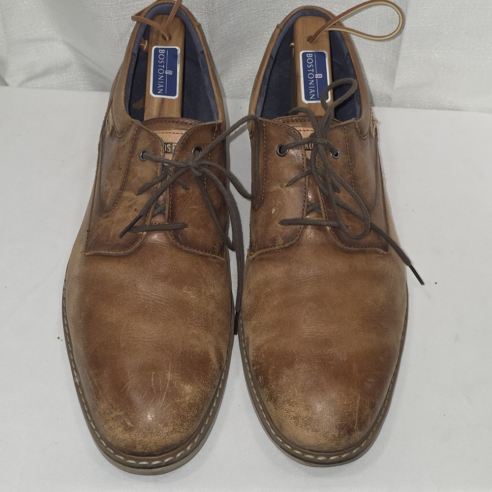 Pikolinos Avila Brown Lace Up Leather Derby Shoes Mens Size EU 45 US 11